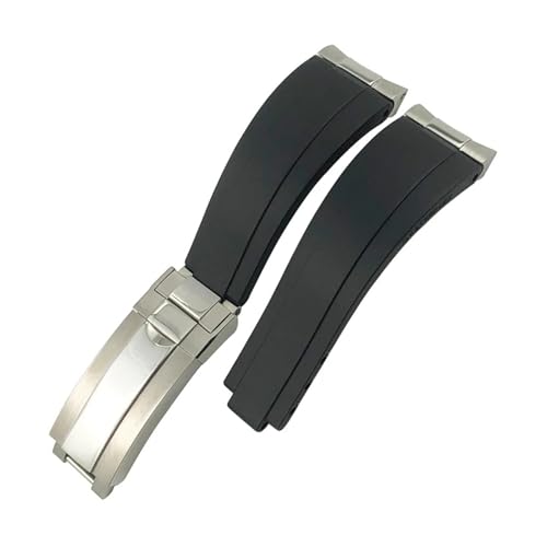 [-ł] 20mm^No[VREHb`ohibNX Tu}[i bg}X^[ GMT fCgi ICX^[tbNX J[uGhEHb`XgbvΉj(Black Silver Buckle)