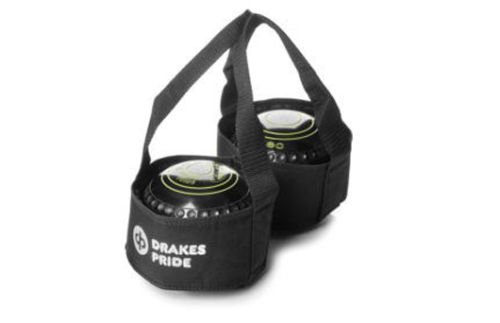 Drakes Pride 2 BOWL CARRIER FOR FLAT GREEN OR CROWN GREEN BOWLS** (BLACK)