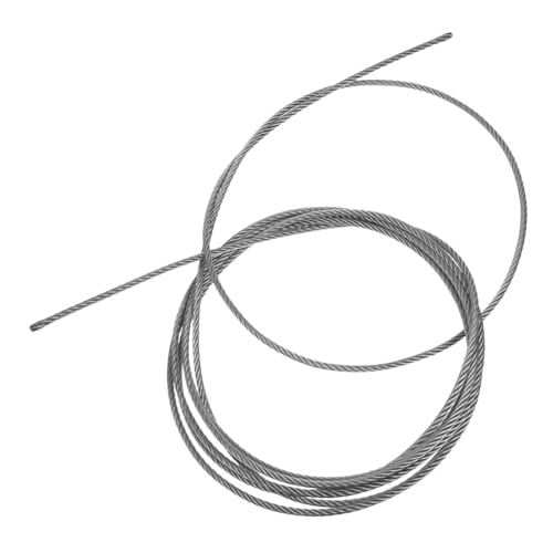 Holibanna Stainless Steel Clothesline Heavy Duty Wire Rope for Outdoor Laundry Stainless Steel Drying Rope Flexible for Greenhouse Outdoor Activities