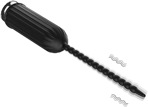 Miniatura 8 de Dilatador de silicona uretral Sonidos Dilatador de pene para hombres, vibrador de estiramiento de catéter con modos multifrecuencia masajeador
