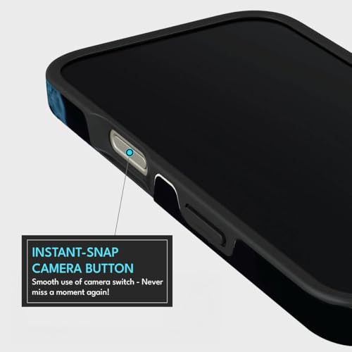 Image of MILLION CASES Back Cover Case for iPhone 15 Pro Scratch Resistant Anti-Slip Polycarbonate Shockproof Protective Durable Astral Code Crystal Case for Men & Boys