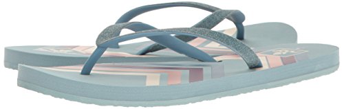 Image of REEF Women's Stargazer Prints Flip-Flop, Blue Chevron, 7 M US