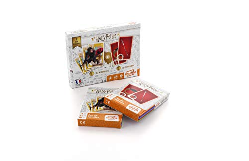 Shuffle 2 Jeux Harry Potter, Warner Bros - Jeu de Cartes mémoire et 7 familles Enfant - Ron, Hermione, Dumbledore, Hagrid - duopack 108524902