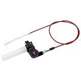 【Modelo Adecuado】: Adecuado para vehículos todoterreno verticales de 7/8 pulgadas (22 mm), compatible con la mayoría de los vehículos todoterreno de 4 tiempos y motocicletas de montaña de 50 cc 70 cc 90 cc 110 cc 125 cc 140 cc 150 cc 200 cc 250 cc 4 tiempos.