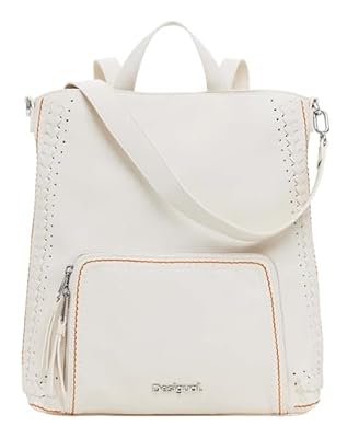 Desigual zaino per il tempo libero Trama Pretoria Backpack Crudo avorio