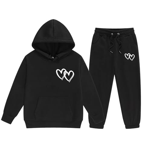 Sweat-shirt coton chaud et pantalon jogging pour tenue hiver fille A103