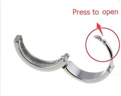 Miniatura 6 de Hoop Earrings,Fashion Cubic Zirconia Hoop Earrings,Silver Plated Round CZ Huggie Hoops Small Hoop Earrings for Women Girls