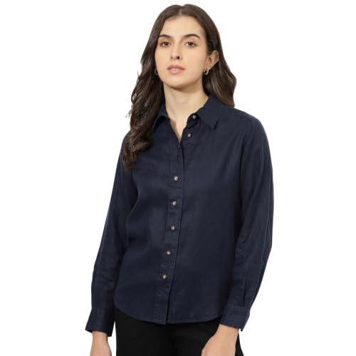 Image of Marks & Spencer Pack of 2 Poly Mix Spread Collar Shirt
