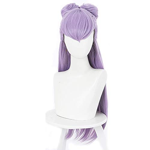 Girls Group Cosplay Wig Long Curly Ponytail Hair for Halloween Cosplay Party Gift (Evelynn)