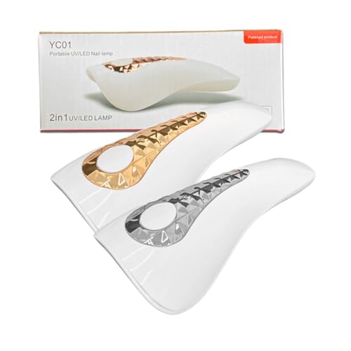 Mini Cabine de Led UV Portátil para Secagem de Unhas em Geral Recarregável Estufa 18W Manicure Unhas