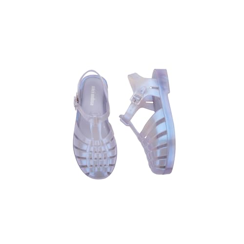Image of mini melissa Possession Jelly Fisherman Sandal for Toddler and Kids | Iconic Fisherman Jelly Sandal for Toddlers & Girls, Adjustable Buckle, Waterproof, Bubblegum Scent, Play & Dress Shoes