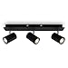 Price comparison product image Briloner Leuchten 2857-035 , Adjustable, Ceiling lignts, 3-Bulb Spotlight, GU10, max. 40 Watt, Black, W