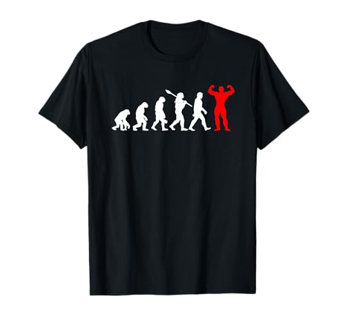 Evolution Musculation Gym Humour Sport Fitness Homme Cadeau T-Shirt