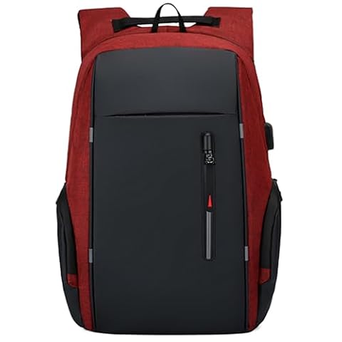 Plecak, Mieszczący Komputery 15,6 Cala z tkaniną wodną. Plecak Na Szkolny laptop. Plecak Na Komputery, Lustrzanki, tablety. (czerwony)