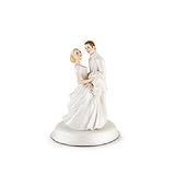Lenox Opal Innocence Porcelain Bride and Groom Cake Topper