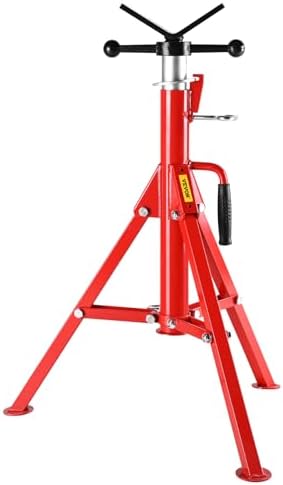 Pipe Jack Stand Robust Steel Heavy-Duty Construction | Adjustable Height Range | Folding & Portable Design | Secure Stability | Versatile Applications