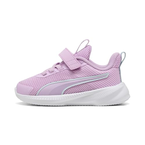 PUMA Chaussures de Running Flyer 4 Bébé 22, Mauve Glow Aqua White Pink Blue