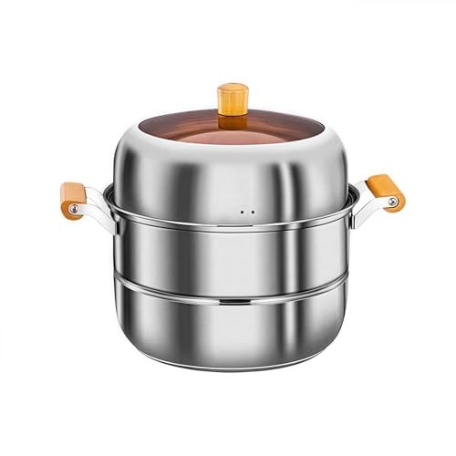 ステンレス蒸し器 多段式 4段 業務用 大容量 蒸し料理 Amazon | Guyyelt 蒸し器 ステンレス 蒸し鍋 2段 3段 4段 大容量 IH