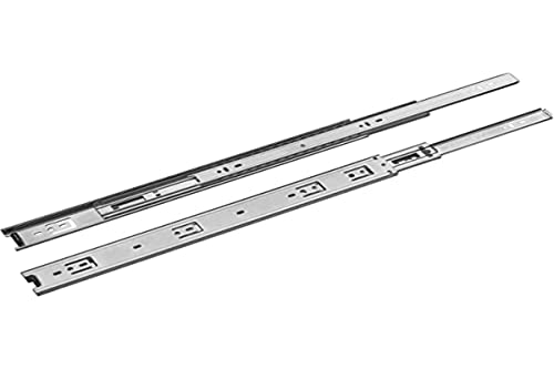 Guides Gamet PK44-1 paire de guides coulissants à billes pour un tiroir L : 350/400/450/500/550 mm/extraction totale/charge maximale – 30 kg | L : 350 mm
