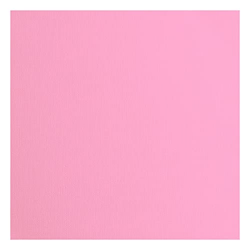 Florence Cardstock Textured, Coloured Card Making Supplies 12 x 12 inch, Pink, 20 Sheets
