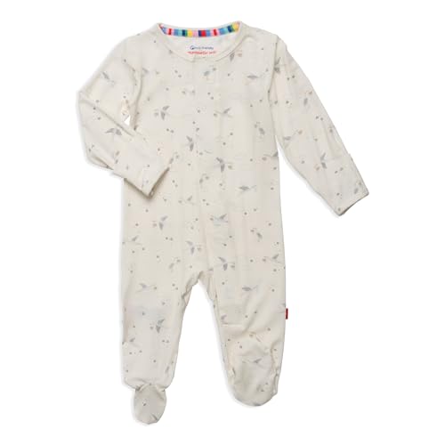 Magnetic Me Boys Modal Magnetic Baby Footie Pajamas | Silky Soft Modal Fabric | Beary Special Delivery | 18-24 Months