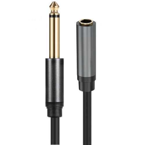 Cable adaptador Seadream 6.35mm macho a 3.5mm hembra 10 pies miniatura 1