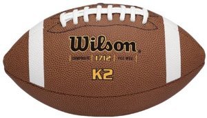 WilsonF1712B K2 Composite Leather Peewee Size Football (6-9 yo)