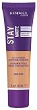 Dermatológicamente testado Rimmel London Stay Matte Base de Maquillaje Tono 300 Sand - 41,545 gr