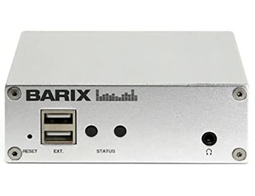 Barix Technology BARIX-EXST-M400 Multiformat IP Audio Encoder & Decoder