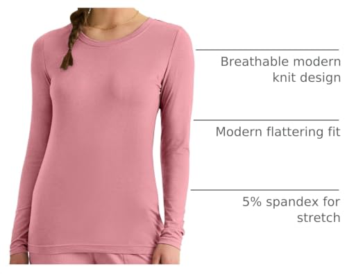 Image of Healing Hands Underscrub Long Sleeve Women Knits Scrub Tops