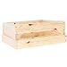 LEISURE ARTS Good Wood Wooden Crate, Wood Crate Unfinished, Crates For Display, Crates For Storage, Wooden Unfinished, Pine, 14