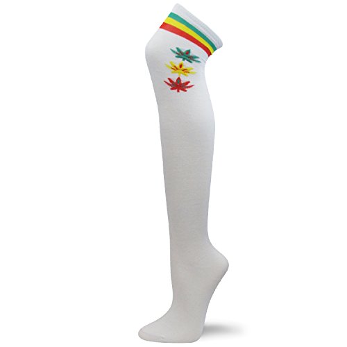 Image of COUVER Over Knee High Socks Women Warm Dress Tube Stocking Cosplay Socks Thigh High Leg Warmer - 6 Pairs