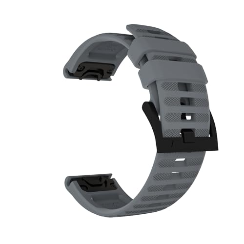 [�����ȓX] 22mm �E�H�b�`�o���h �X�g���b�v �ɓK��Garmin Fenix7 6 5 Fenix6 Pro Forerunner 935 945 �E�H�b�`�p �N�C�b�N�����[�X �V���R�� �C�[�W�[�t�B�b�g ���X�g�X�g���b�v(Gray,22mm)