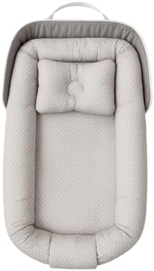 Çantalı Babynest Bebek Çantası Taşınabilir Anne Yanı Yatağı Yenidoğan Baby Nest Bej Çantalı Nest (Taş Rengi) - Görsel 4