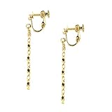 チェーン イヤリング 【お肌に優しいニッケルフリー】 シルバー (e0239-R)