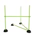 LZQ Sprungstangen-Set Agility Hürdenset Trainingsstangen für Sprungkraft, Dribbling und Beweglichkeit Ideal für den Vereins- oder Schulsport, Grün
