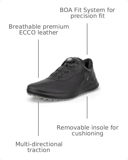 Image of ECCO Golf Core BOA Waterproof Golf Shoe