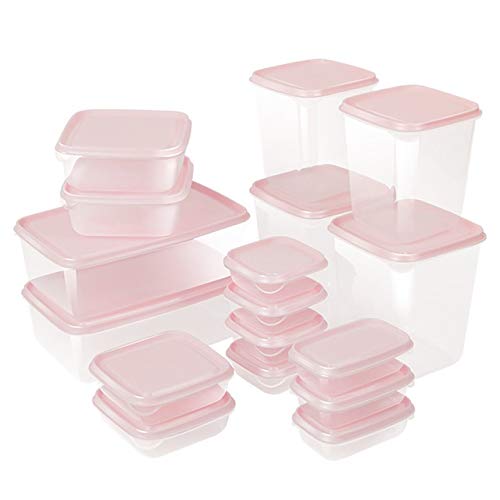 RLJJCS1163 17 Cajas/Juego de Cocina Caja de Almacenamiento de Alto Calibre PP de la categoría alimenticia de Seguridad de plástico Sellado de la conservación de Alimentos de plástico Refreshed Pot d