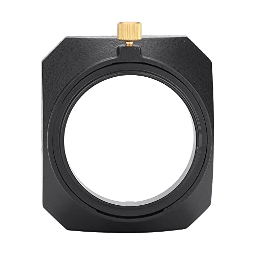 Parasol de 46 mm rectangular para filtro de lente de cámara de video digital 6
