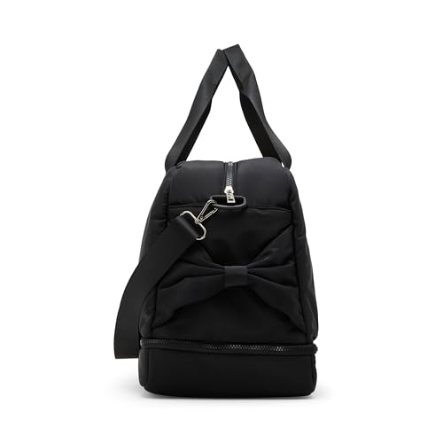 Madden Girl Women's Duffle Travel, Weekender Overnight Duffel Bag, Black3