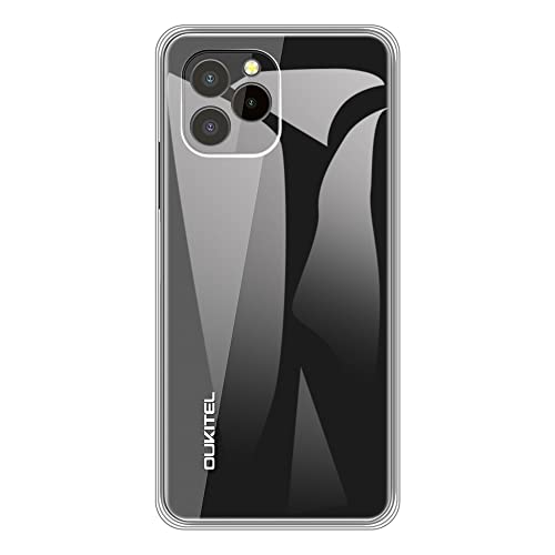 TPU�f�ރX�}�z�P�[�X �Ή�Oukitel C21 Pro�Ƃ̌݊�������A�ϏՌ��E�����^�\�t�g�J�o�[�A�����݌v�����h�~�d�l�őS�ʕی� (�N���A)