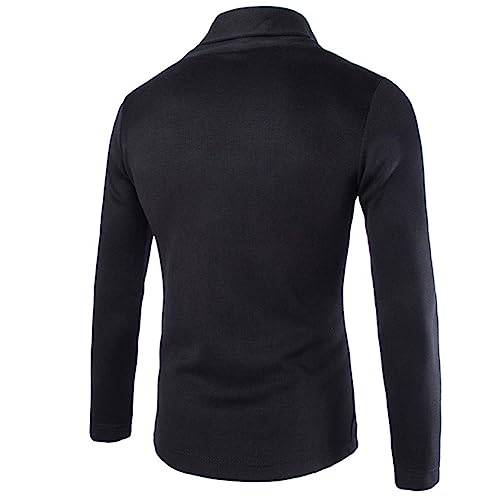 Jinda Men's Soft Open Front Cardigan Sweater Outerwear Knit Knitwear Long Sleeve Work Casual Date Night2