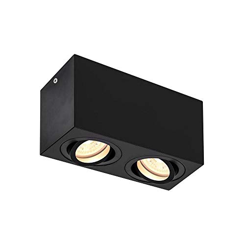 Luminaire de salon SLV QPAR51 TRILEDO Double noir pour créer une ambiance chaleureuse