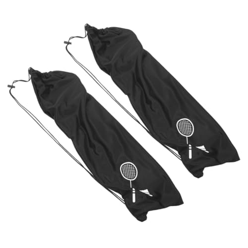 Funda para raqueta de bádminton CALLARON de terciopelo, protección profesional doble