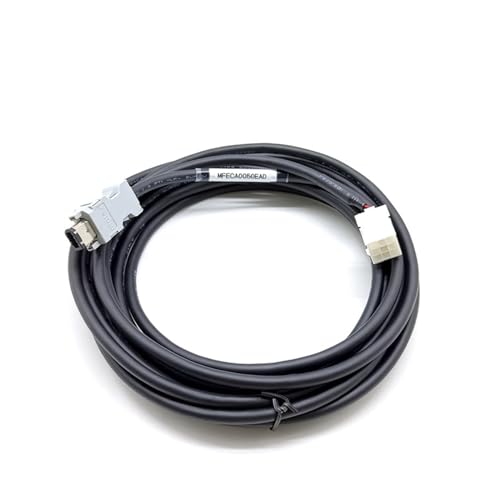 JDOUNFMO Servo Motor Power Cable Encoder Cable MFECA0030EAD MFECA0050EAD MFECA0030EAM MFECA0030EED (Color : A6 Encoder Cable, Size : 5M)