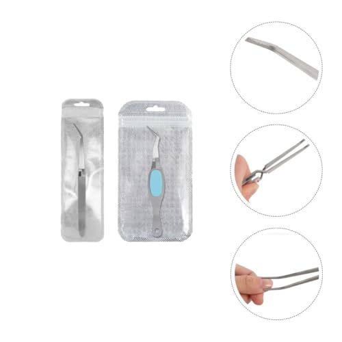 Pinzas y Empujador de Cutícula para Manicura Acero Inox miniatura 4