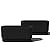 Veradek Demi Series Long Planter for Porch, Patio, Backyard | Durable Plastic-Concrete Material | Modern Décor for Shrubs, Flowers
