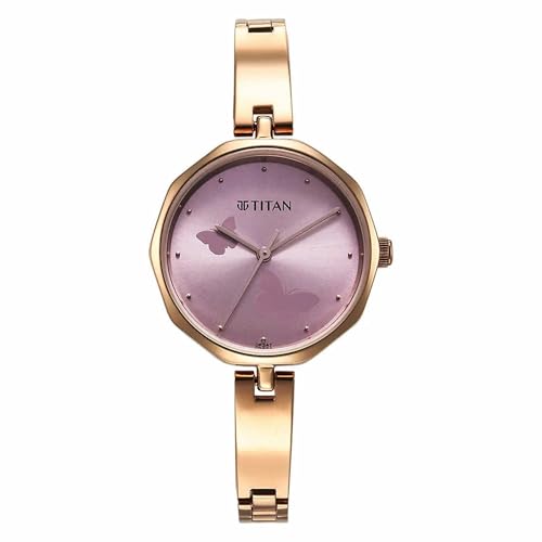 Titan Karishma Quartz Analog Pink Dial Stainless Steel Strap Watch for Women-2702WM02 (B0CRHBNFNB) Amazon Price History, Amazon Price Tracker