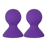 WinChang Silicone Nipple Suckers Boosters Nipple Cupping Enhancer Correction Pump Cups Massage Accerssory Purple One Size
