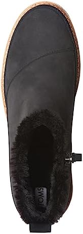 TOMS Women's Marlo Ankle Boot, Black, 8 | Image 4
